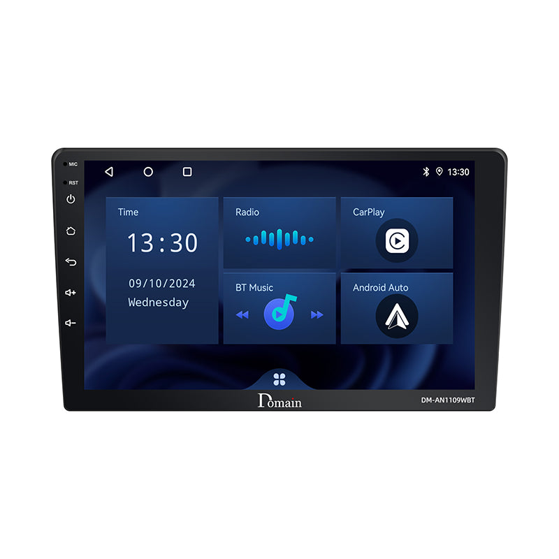 Domain DM-AN1109WBT 9 Inch Android 11 System with Wired and Wireless CarPlay & Android Auto