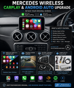 Load image into Gallery viewer, Mercedes Benz A / B / CLA Class WIRELESS Apple Carplay & Android Auto Upgrade KIT NTG 4.5 (2012-2014)