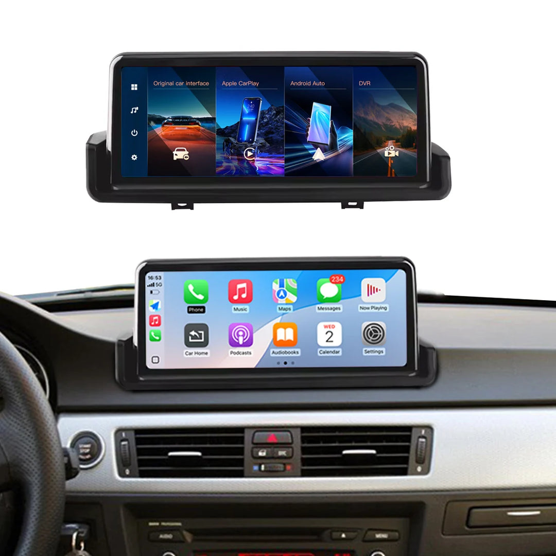 10.25″ Wireless CarPlay & Android Auto Screen for BMW 3 Series E90 E91 E92 E93 – No Factory Screen