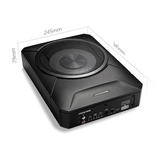 ALPINE 8" UNDERSEAT SUBWOOFER S SERIES 240W RMS