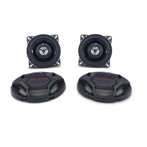 JVC CS-DR421 – 4" 2-Way Coaxial Car Speakers (220W Max Power)