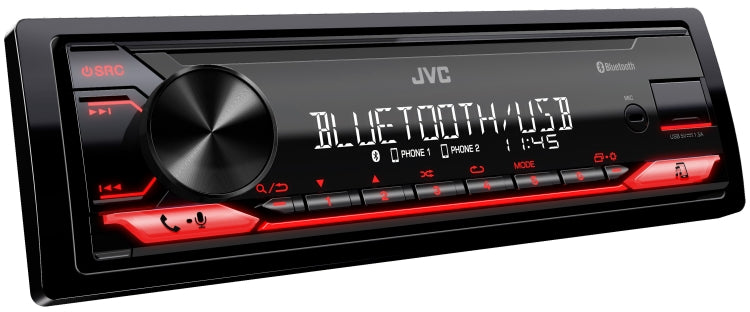 JVC KD-X182BT Digital Media Receiver featuring Bluetooth® / USB / 13-Band EQ / JVC Remote App Compatibility