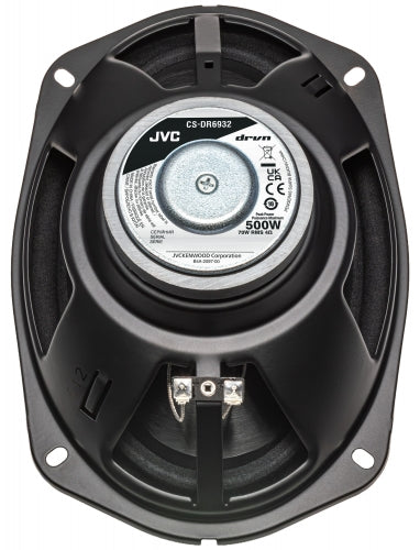 JVC CS-DR6932 6x9” 3-Way Coaxial Car Speakers – 500W Peak