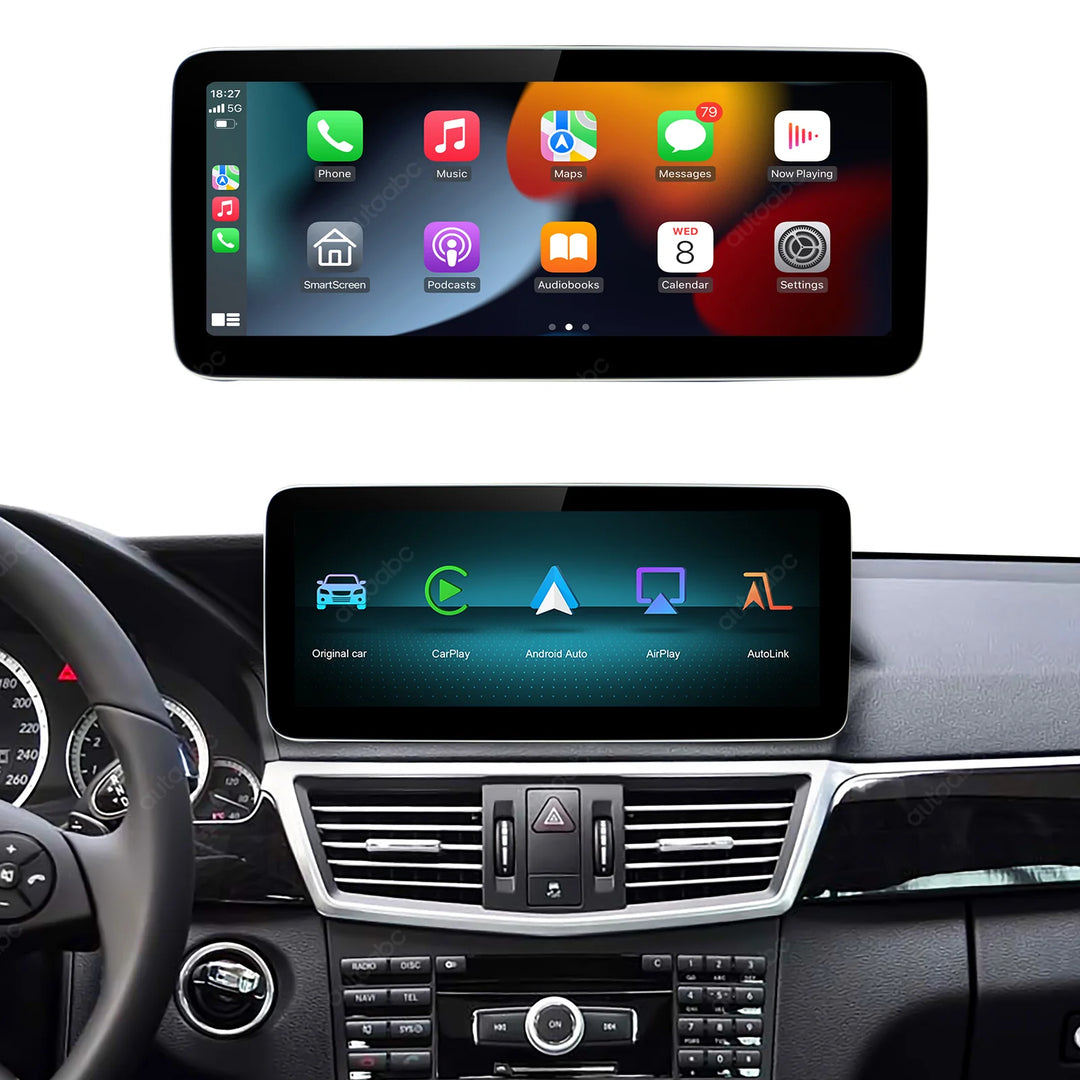 12.3″ Wireless CarPlay & Android Auto Screen for Mercedes-Benz NTG4.0 – 2008–2011