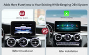 12.3“ Linux screen for Mercedes Benz NTG4.0/4.5/5.0 Wireless CarPlay Android Auto