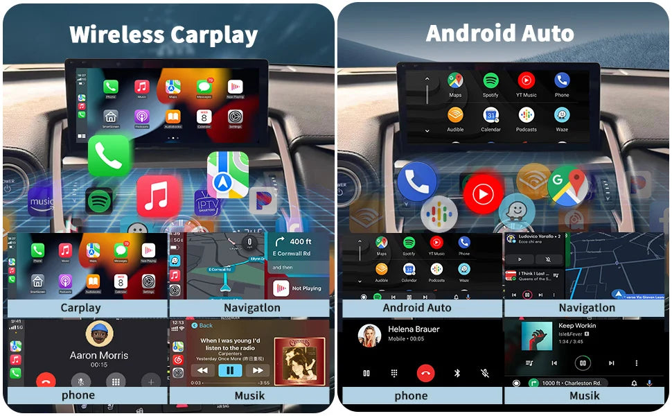 10.25″ Wireless CarPlay & Android Auto Screen for Lexus NX 2014–2021 – LHD