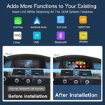 Load image into Gallery viewer, 8.9&#39;&#39; Linux screen for BMW 3/5er E60~E93 with CIC Wireless CarPlay Android Auto
