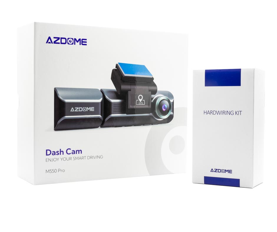 AZDome M550 Pro 3 Channel Dash Camera & Hardwire Kit