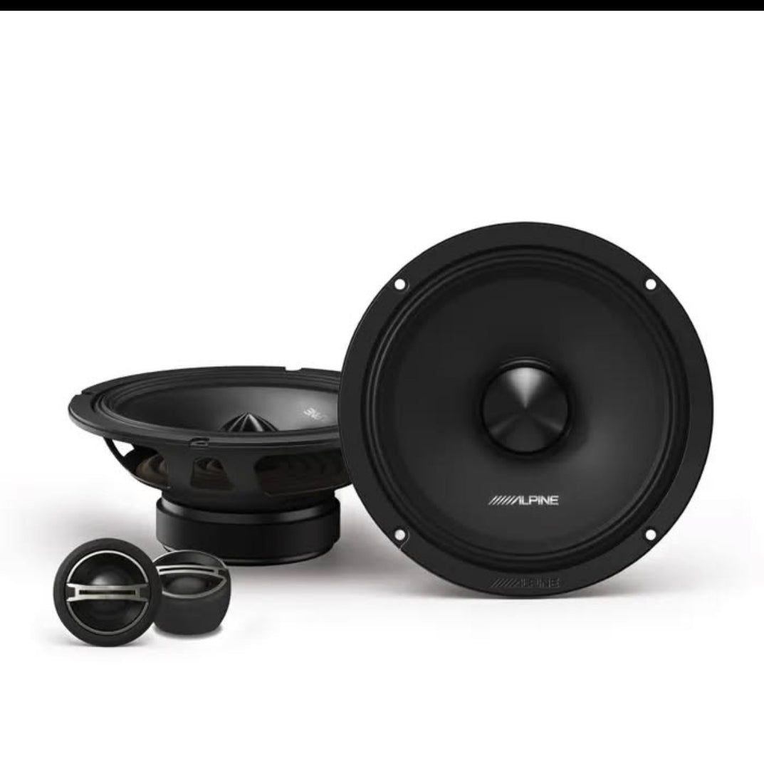 ALPINE M-SERIES 6.5" COMPONENT SPEAKER 50W RMS 2-WAY