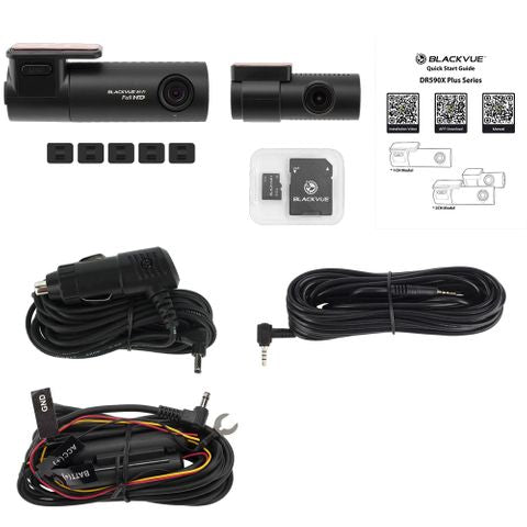 BLACKVUE DR590X-2CH FULL HD DASHCAM 32GB MICRO SD CARD