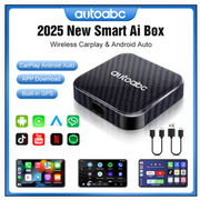 AutoABC Wired to Wireless CarPlay & Android Auto Magic AI Box