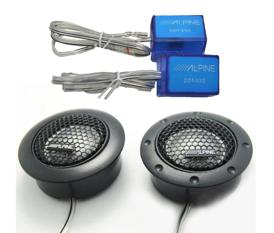 Alpine DDT-S30 Car Stereo Tweeters – 180W Peak Power (2pcs Set)
