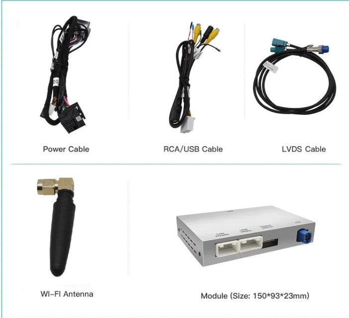 Mercedes Benz C Class WIRELESS Apple Carplay & Android Auto Upgrade KIT (2014-2019)