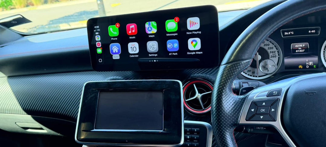 Mercedes Benz NTG4.5 Wireless CarPlay Android Auto Linux screen