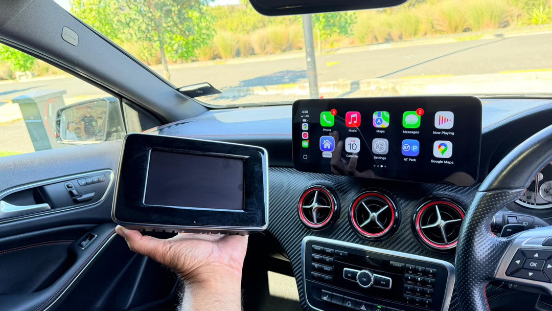 Mercedes Benz NTG4.5 Wireless CarPlay Android Auto Linux screen