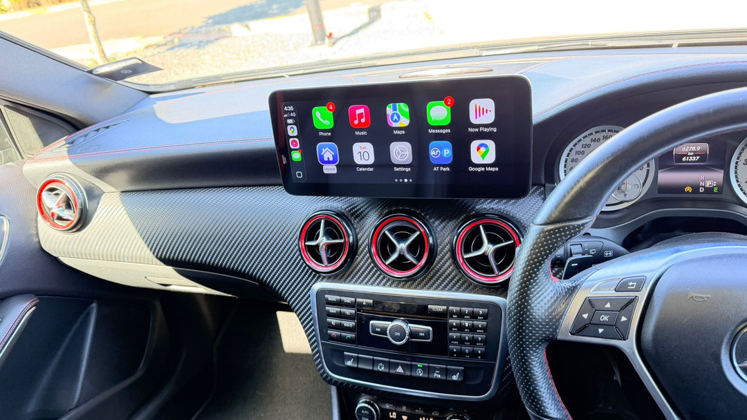 Mercedes Benz NTG4.5 Wireless CarPlay Android Auto Linux screen
