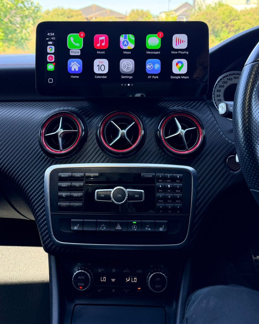 Mercedes Benz NTG4.5 Wireless CarPlay Android Auto Linux screen