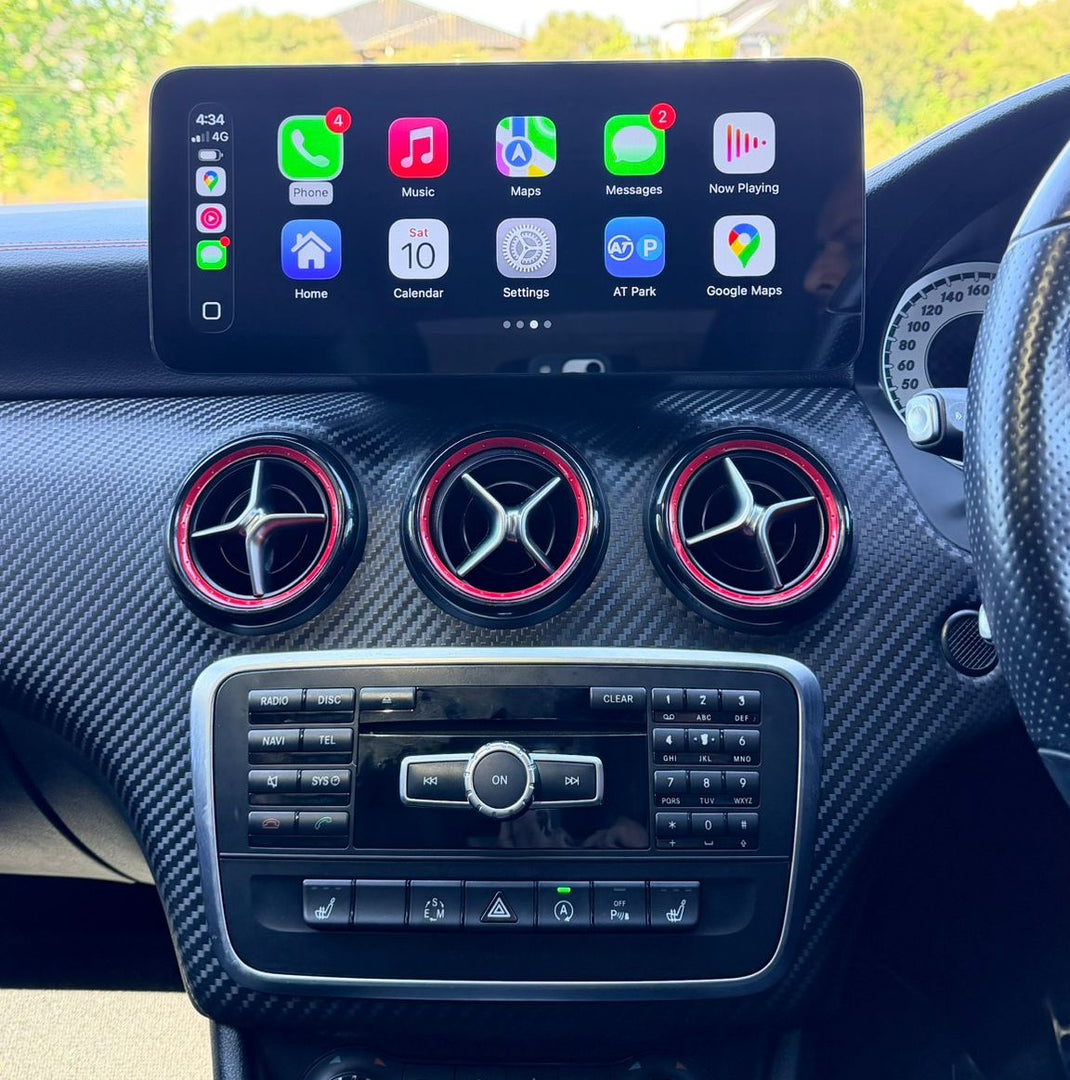 Mercedes Benz NTG4.5 Wireless CarPlay Android Auto Linux screen
