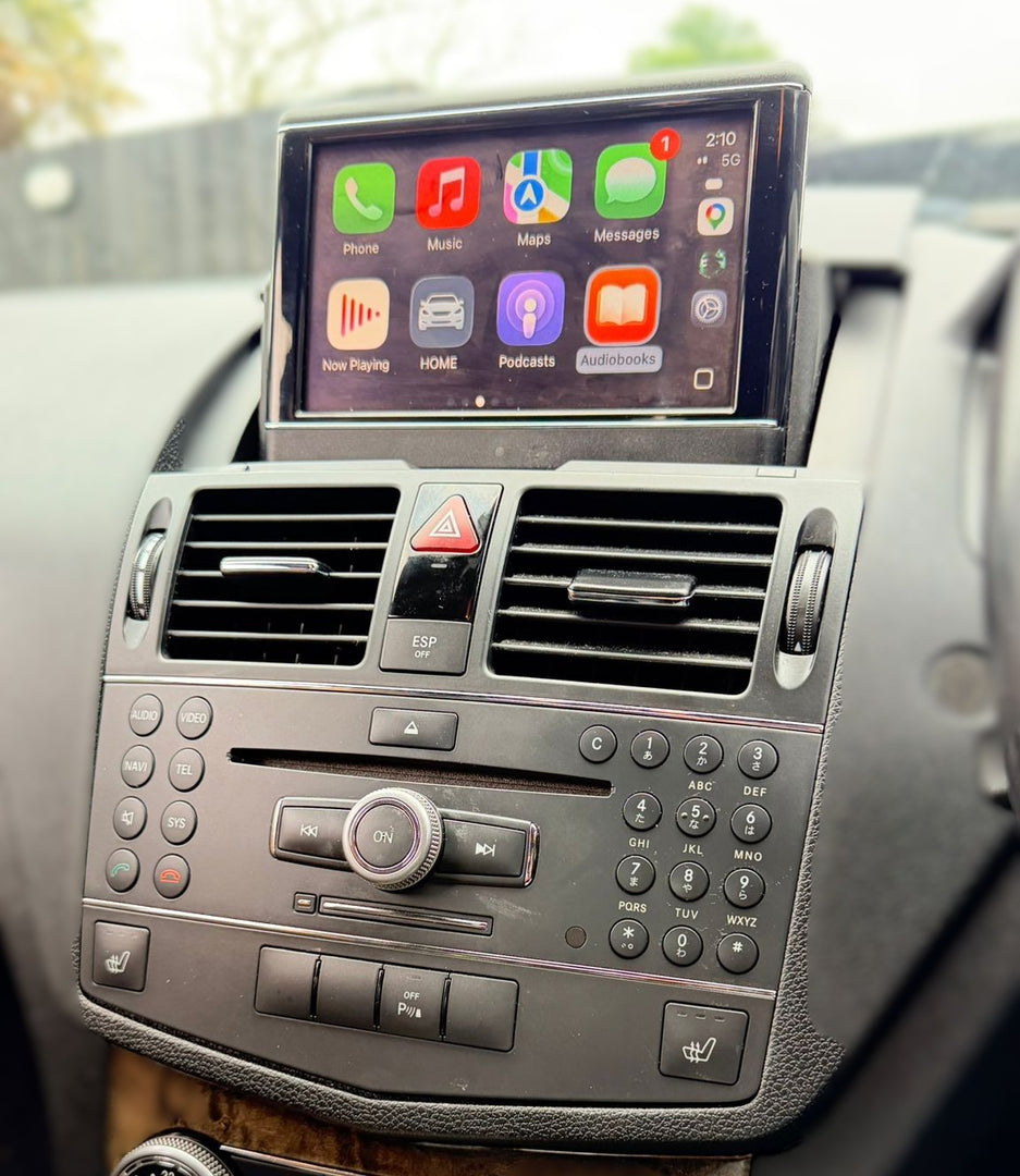 Mercedes Benz C Class WIRELESS Apple Carplay & Android Auto Upgrade KIT (2007-2011)