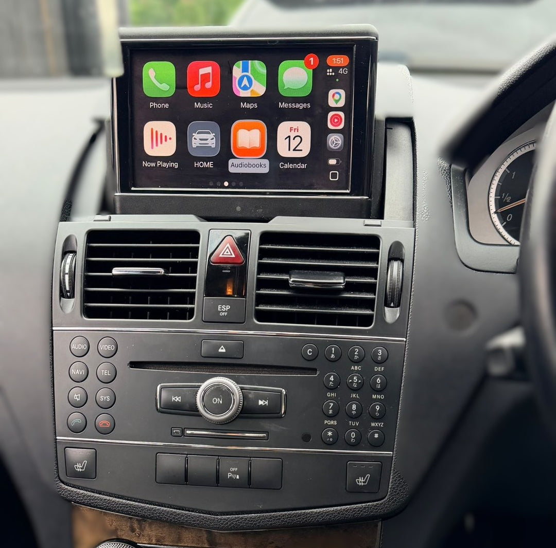 Mercedes Benz C Class WIRELESS Apple Carplay & Android Auto Upgrade KIT (2007-2011)