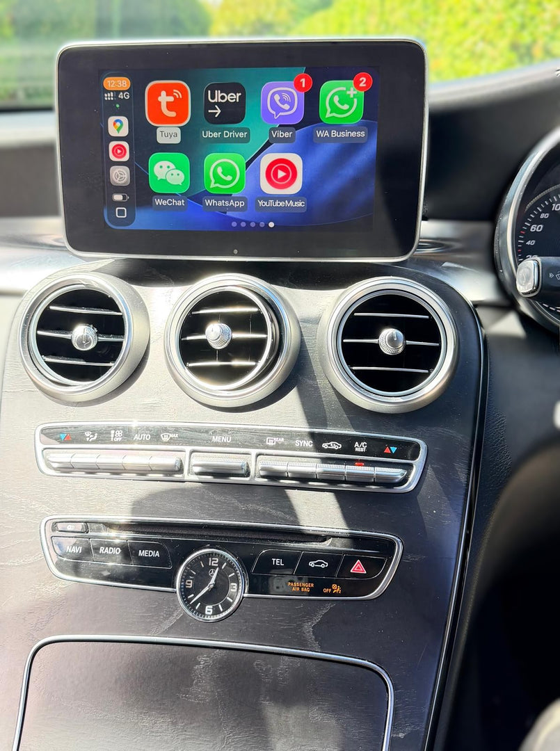 Mercedes Benz C Class WIRELESS Apple Carplay & Android Auto Upgrade KIT (2014-2019)
