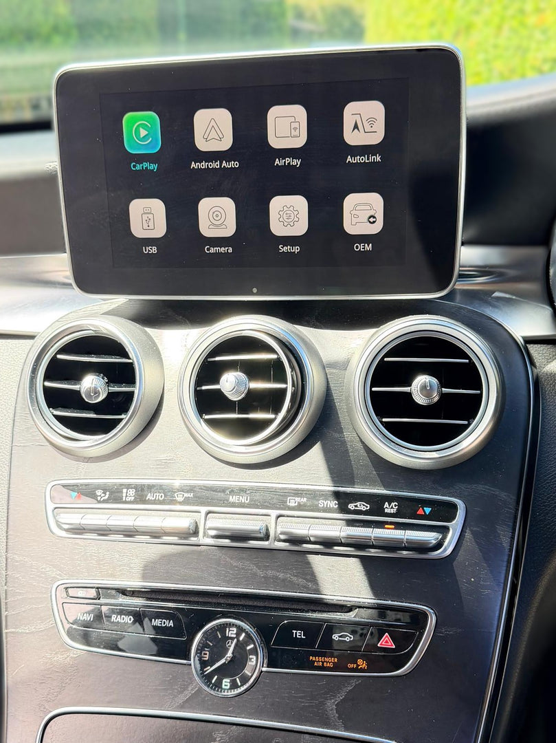 Mercedes Benz C Class WIRELESS Apple Carplay & Android Auto Upgrade KIT (2014-2019)