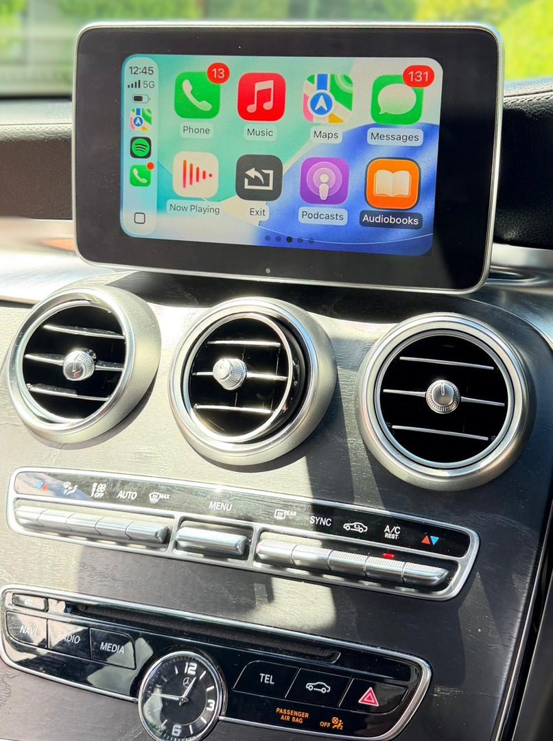 Mercedes Benz C Class WIRELESS Apple Carplay & Android Auto Upgrade KIT (2014-2019)