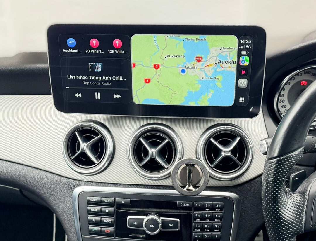 Mercedes Benz NTG4.5 Wireless CarPlay Android Auto Linux screen