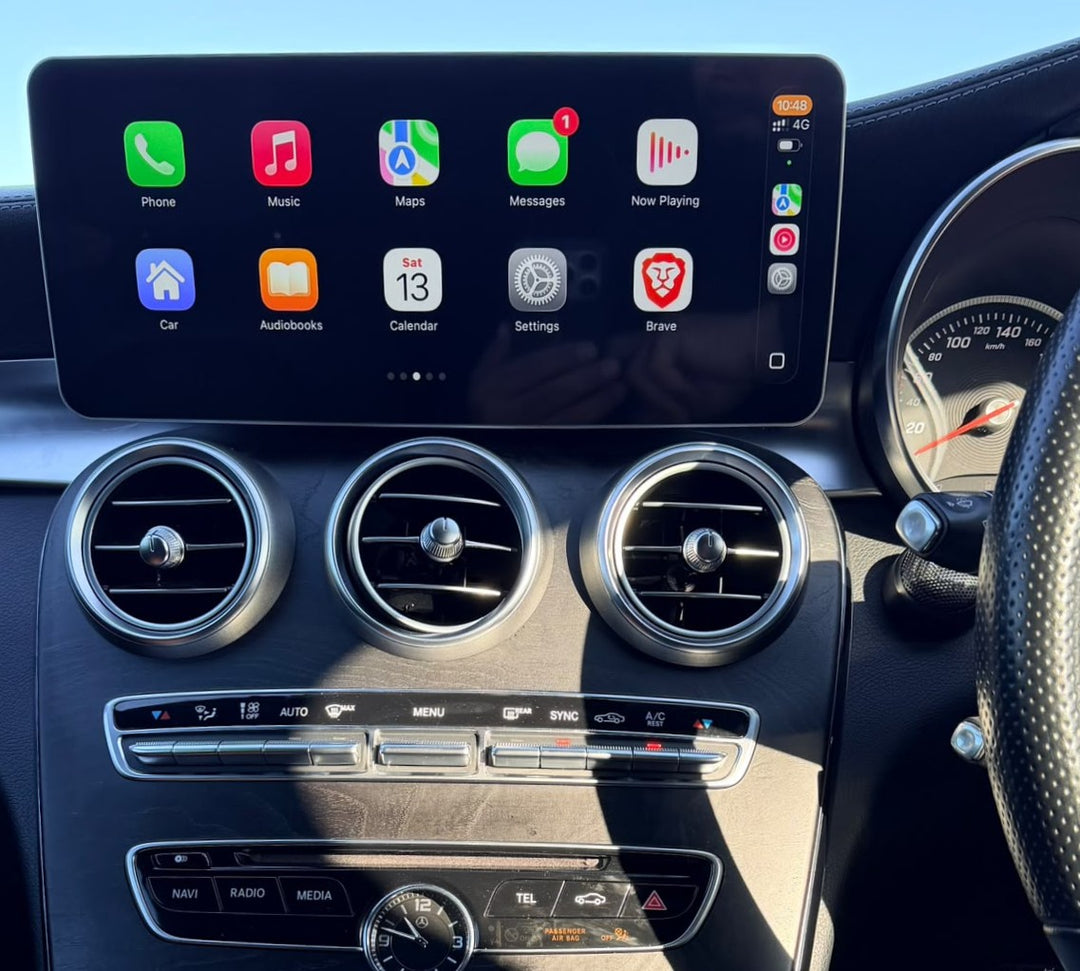 Linux screen for Mercedes Benz NTG 5.0 Wireless CarPlay Android Auto 12.3"