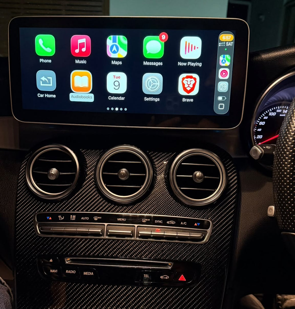 Linux screen for Mercedes Benz NTG 5.0 Wireless CarPlay Android Auto 12.3"