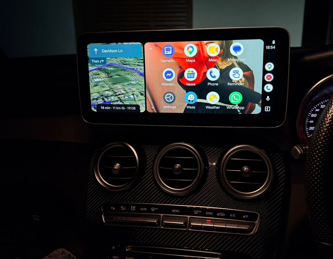 Linux screen for Mercedes Benz NTG 5.0 Wireless CarPlay Android Auto 12.3"