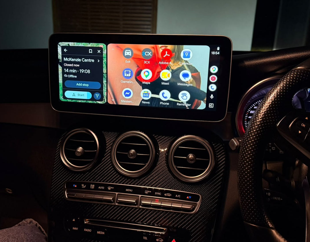 Linux screen for Mercedes Benz NTG 5.0 Wireless CarPlay Android Auto 12.3"