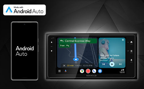 KENWOOD DMX723WS WIRELESS ANDROID AUTO/CARPLAY 200MM WIDE! TOYOTA FIT