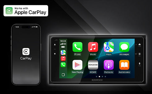 KENWOOD DMX723WS WIRELESS ANDROID AUTO/CARPLAY 200MM WIDE! TOYOTA FIT