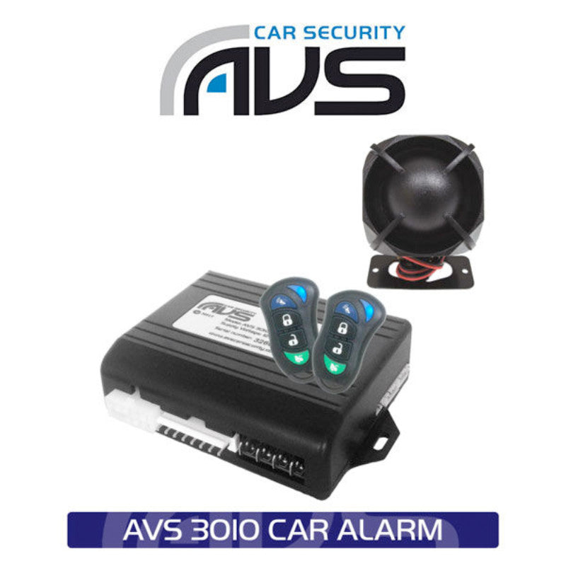 AVS 3010 Car Alarm with Dual Immobilisers (Installed – Conditions Apply)
