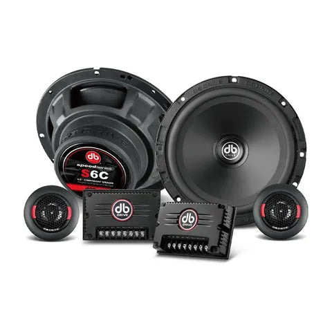 DB Drive Speed Series 6.5" Component Speakers – 90W RMS (Pair)