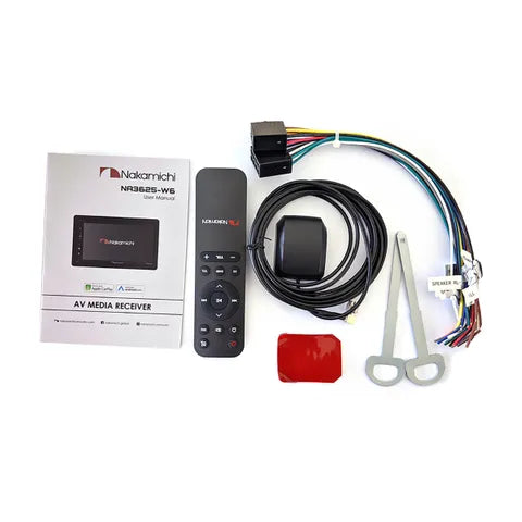 Nakamichi head unit 6.8" NA3625-W6 wireless CarPlay / Android Auto double din