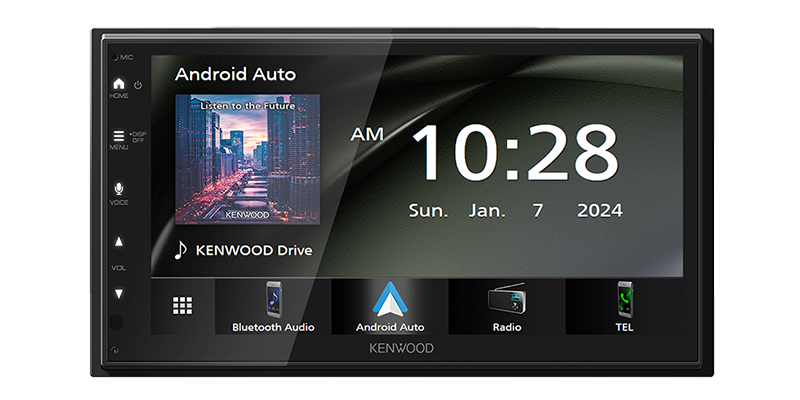 Kenwood DMX5023S – 6.8" Digital Multimedia Receiver with Apple CarPlay &amp; Android Auto