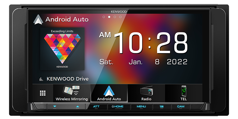 KENWOOD DMX8521S WIRELESS ANDROID AUTO/CARPLAY/3X PREOUTS/5V STEREO