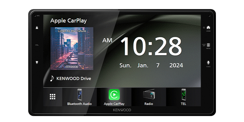 KENWOOD DMX823WXS 9.0” 230mm Wireless Apple CarPlay & Android Auto Multimedia Receiver