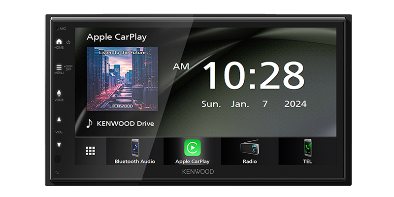Kenwood DMX5023S – 6.8" Digital Multimedia Receiver with Apple CarPlay &amp; Android Auto