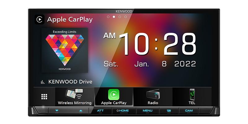 KENWOOD DMX8521S WIRELESS ANDROID AUTO/CARPLAY/3X PREOUTS/5V STEREO