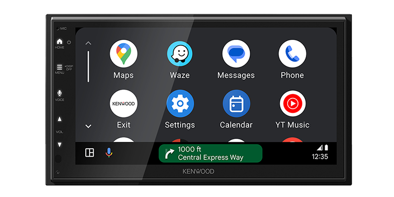 Kenwood DMX5023S – 6.8" Digital Multimedia Receiver with Apple CarPlay &amp; Android Auto
