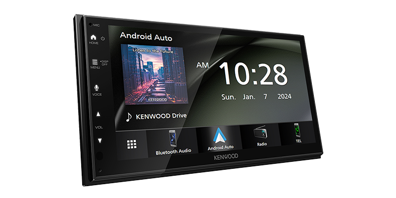Kenwood DMX5023S – 6.8" Digital Multimedia Receiver with Apple CarPlay &amp; Android Auto