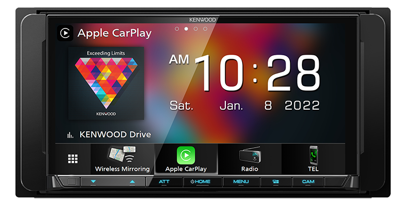 KENWOOD DMX8521S WIRELESS ANDROID AUTO/CARPLAY/3X PREOUTS/5V STEREO