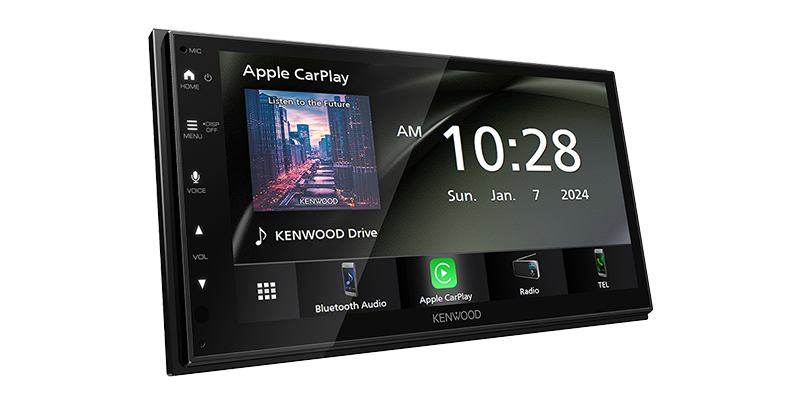 Kenwood DMX5023S – 6.8" Digital Multimedia Receiver with Apple CarPlay &amp; Android Auto