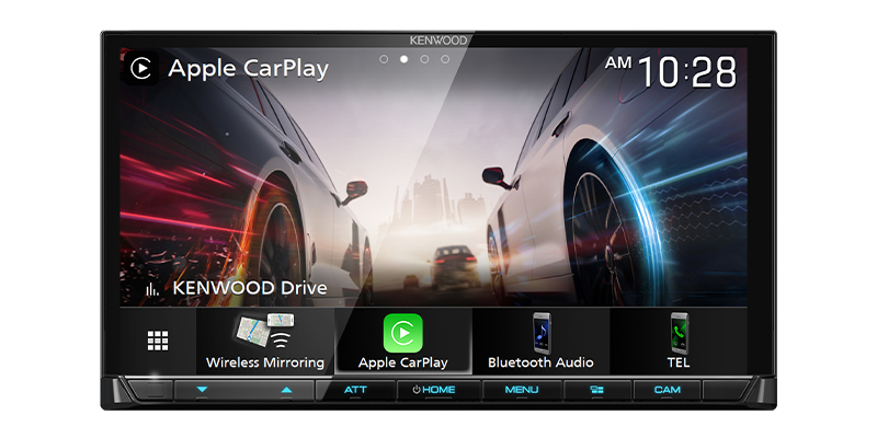 KENWOOD DMX8521S WIRELESS ANDROID AUTO/CARPLAY/3X PREOUTS/5V STEREO