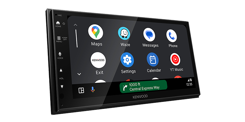 Kenwood DMX5023S – 6.8" Digital Multimedia Receiver with Apple CarPlay &amp; Android Auto