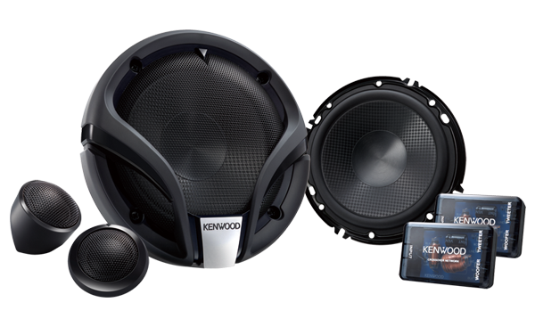 Kenwood KFC-M604P 6″ Midrange/Tweeter Component Speakers