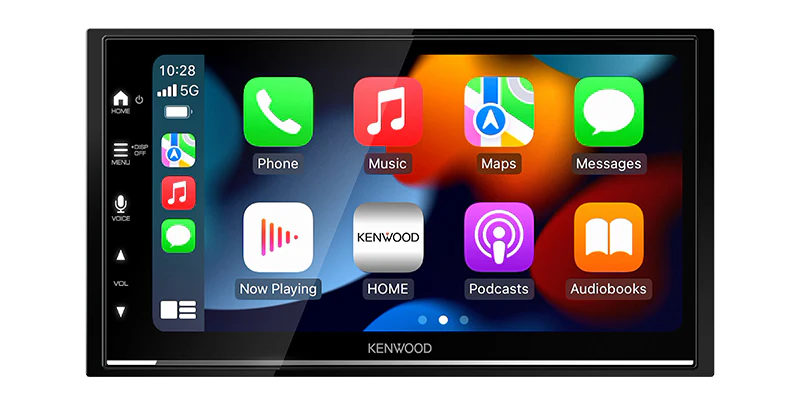 Kenwood DMX7022S Multimedia Receiver with Wired CarPlay & Android Auto